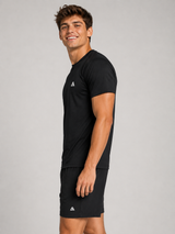 Camiseta Para Hombre Aero Guys SS Tees Dark Black 1046