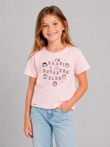 Camiseta de manga corta Kids Peanuts G SS Level 2 Graphics Pink Relax PEANUTS356