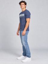 Camiseta Para Hombre Aero Level 1 Graphic Tees Cadet Navy 1006177