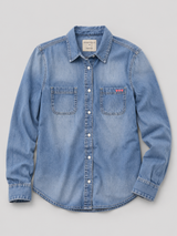 Camisa Para Mujer Aero Girls WVNS Fashion Medium Wash 9029