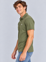 Camiseta Polo Para Hombre  Aero Guys Ss Solid Polo Olivene 7907