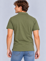 Camiseta Polo Para Hombre  Aero Guys Ss Solid Polo Olivene 7907