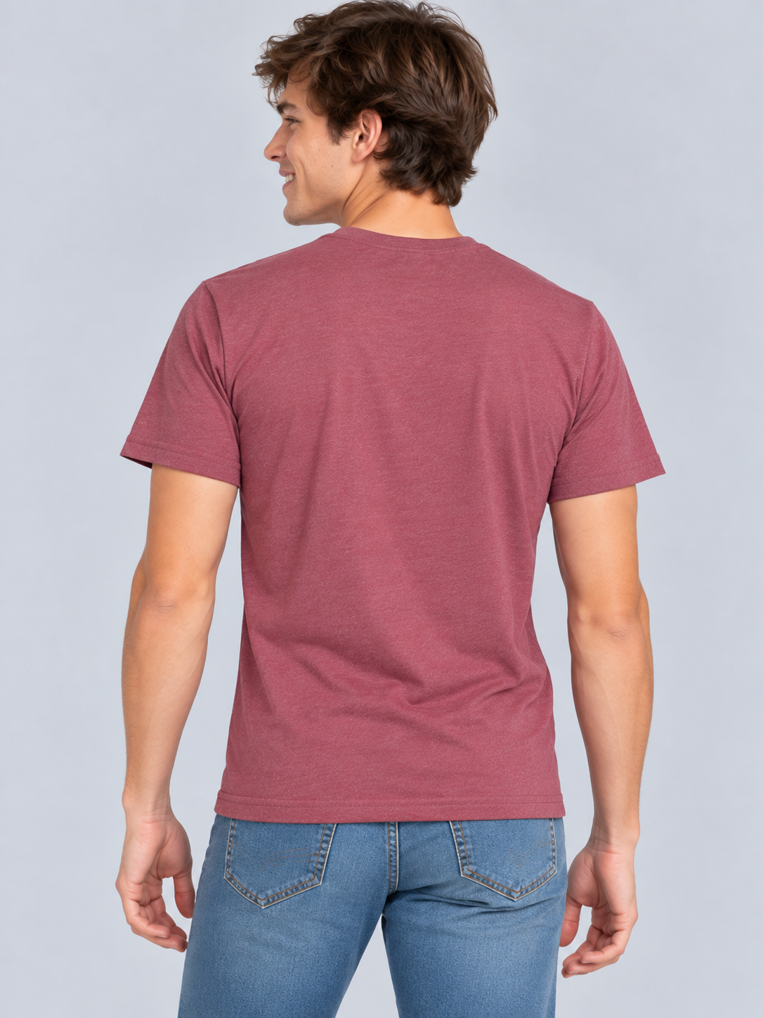 Camiseta Para Hombre Aero Level 2 Graphic  Tees Pomegranate 5301