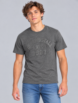 Camiseta Para Hombre  Aero Level 2 Graphic Tees Charcoal Heather 3650