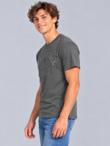 Camiseta Para Hombre  Aero Level 2 Graphic Tees Charcoal Heather 3650
