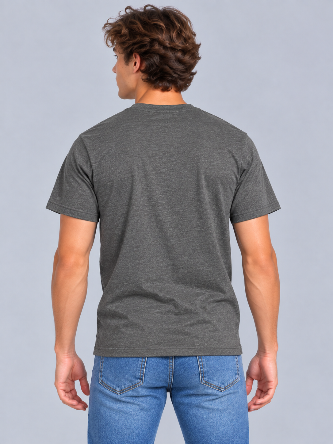 Camiseta Para Hombre  Aero Level 2 Graphic Tees Charcoal Heather 3650