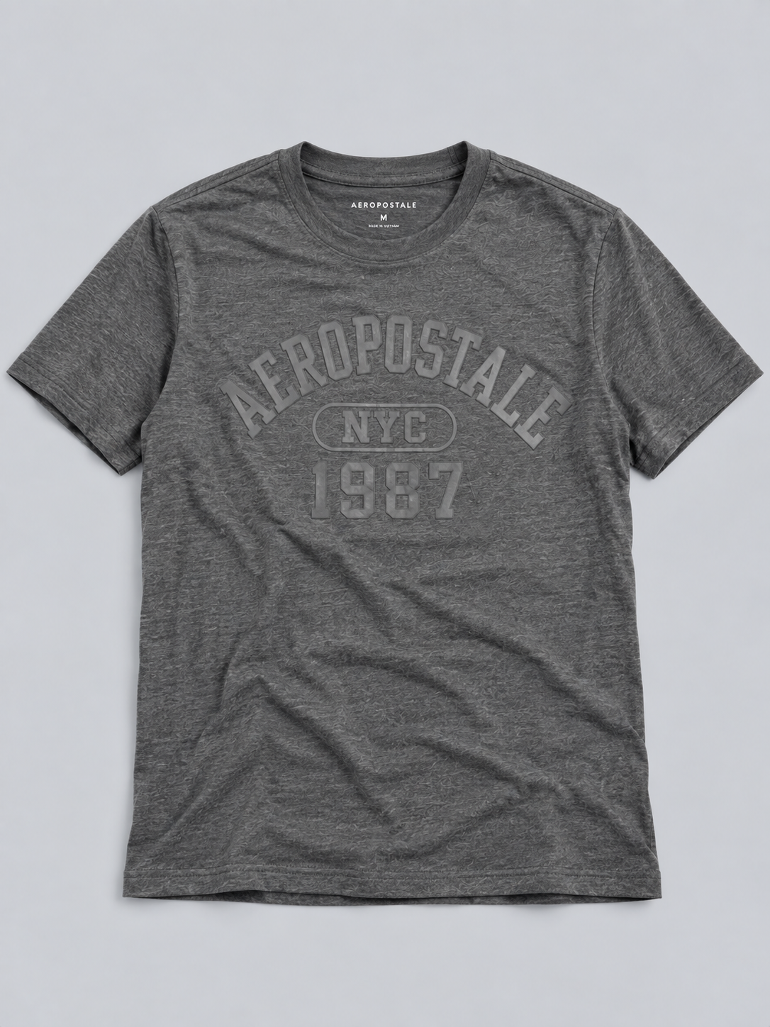 Camiseta Para Hombre  Aero Level 2 Graphic Tees Charcoal Heather 3650