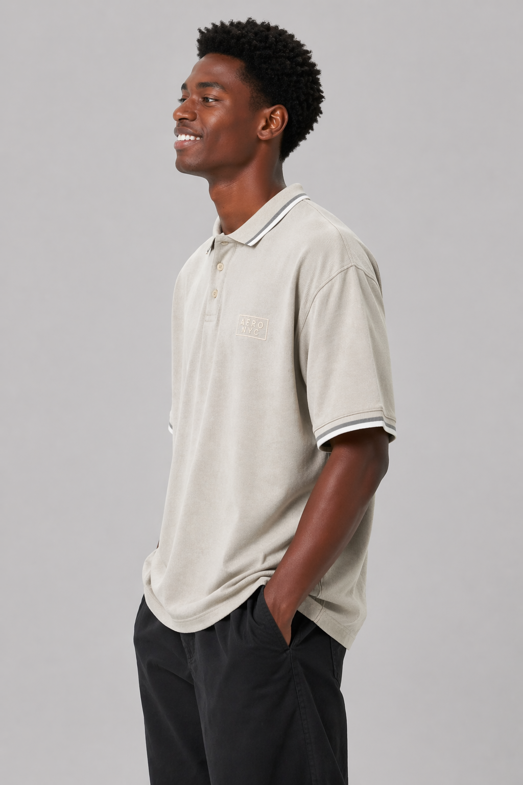 Camiseta Polo Aero Guys SS Novelty Polo Egret 2259