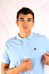 Camiseta Polo Para Hombre Aero Guys SS Solid Polo Kentucky Blue 7907