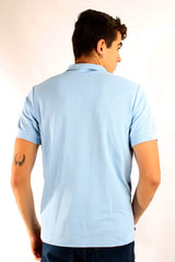 Camiseta Polo Para Hombre Aero Guys SS Solid Polo Kentucky Blue 7907