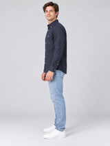Camisa Para Hombre Aero Guys Ls Woven Shirts Cadet Navy  9962