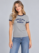 Camiseta Para Mujer Aero Graphic Level 2 Cloud Heather Grey  4883