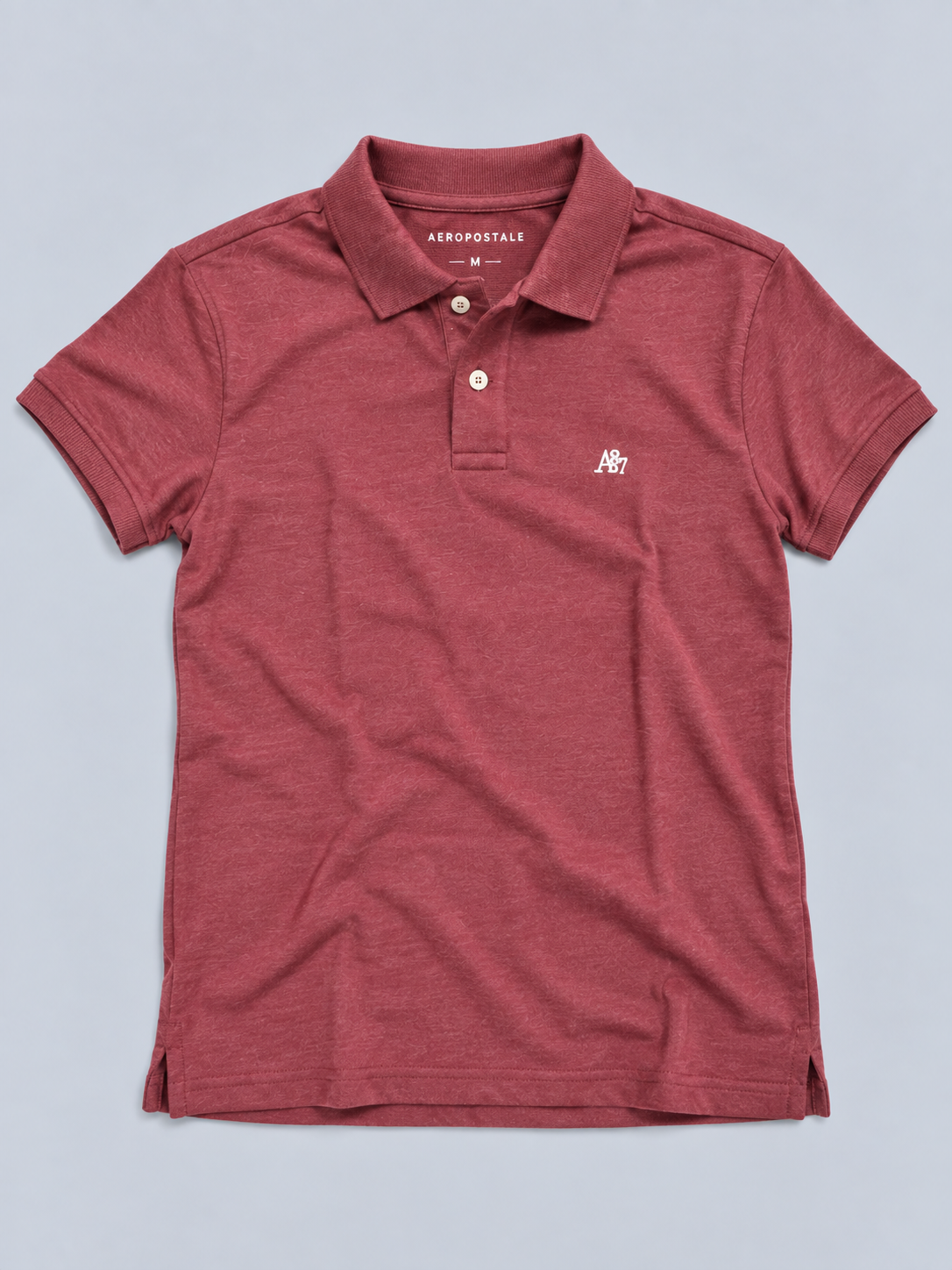 Camiseta Polo Para Hombre Aero Guys Ss Solid Polo Pomegreanate 7907