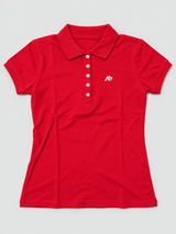 Camiseta Polo Para Mujer Aero Solid Polo True Red 4164
