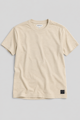 Camiseta Para Hombre Aero BC SS Knits Egret 8999 (RELAXED)