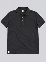 Camiseta Polo Para Hombre Aero Guys Ss Novelty Polo Dark Black 1936
