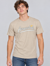 Camiseta Para Hombre  Aero Level 1 Graphic Tees Egret 6180