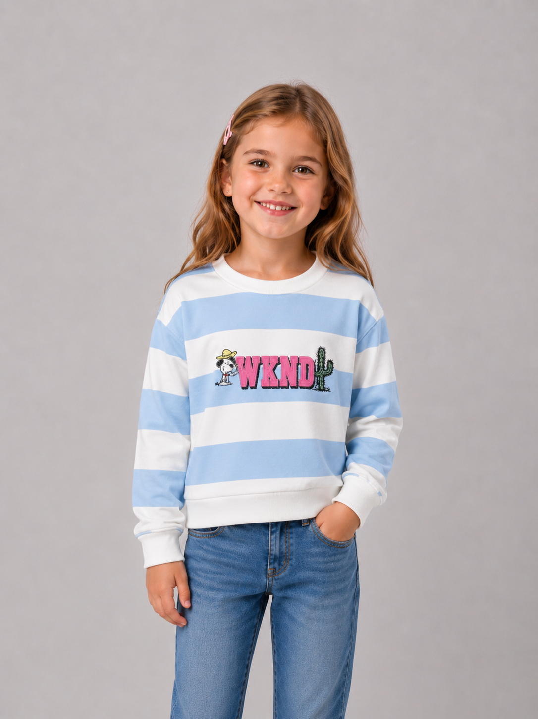 Buzo de manga larga Aero G Fashion Fleece Kentucky Blue PEANUTS294