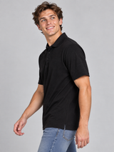 Camiseta Polo Aero Guys Polo Other Dark Black 1599