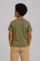 Camiseta de manga corta Kids Aero B Level 2 SS Olivine 6842