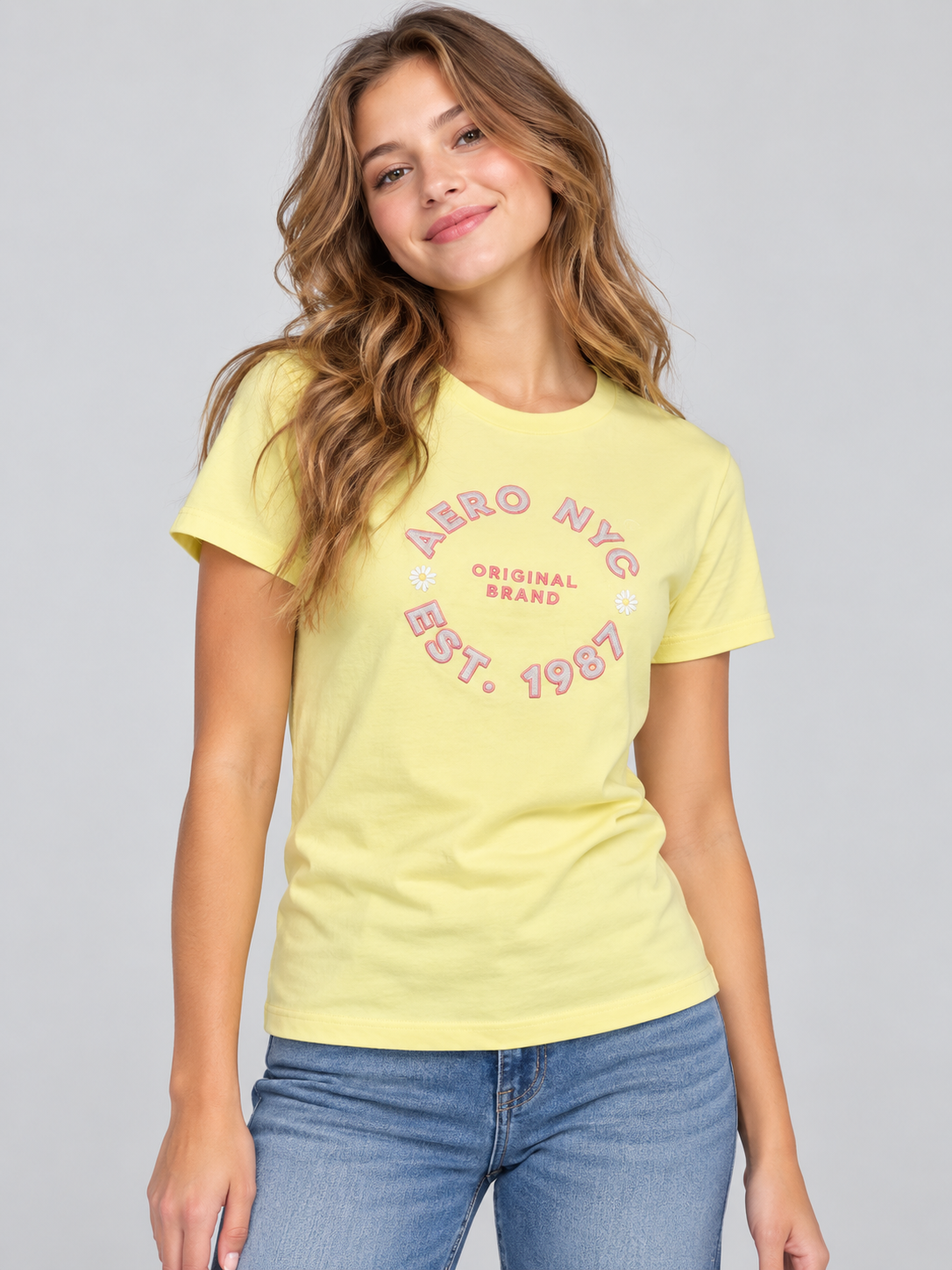 Camiseta Para Mujer  Aero Graphic Level 2 Sun Ligth 7190