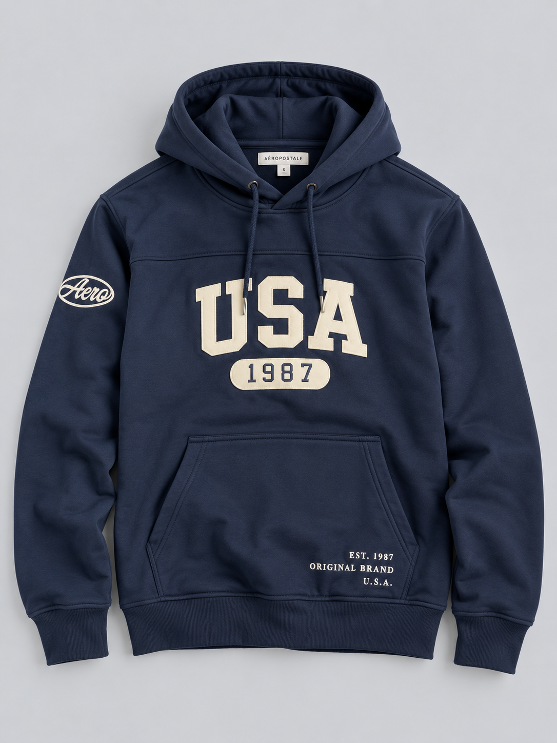 Buzo Para Hombre Aero Guys Fleece Other Cadet Navy 3670