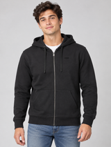 Buzo Para Hombre Aero Guys Full Zip Hoodies Dark Black 5018