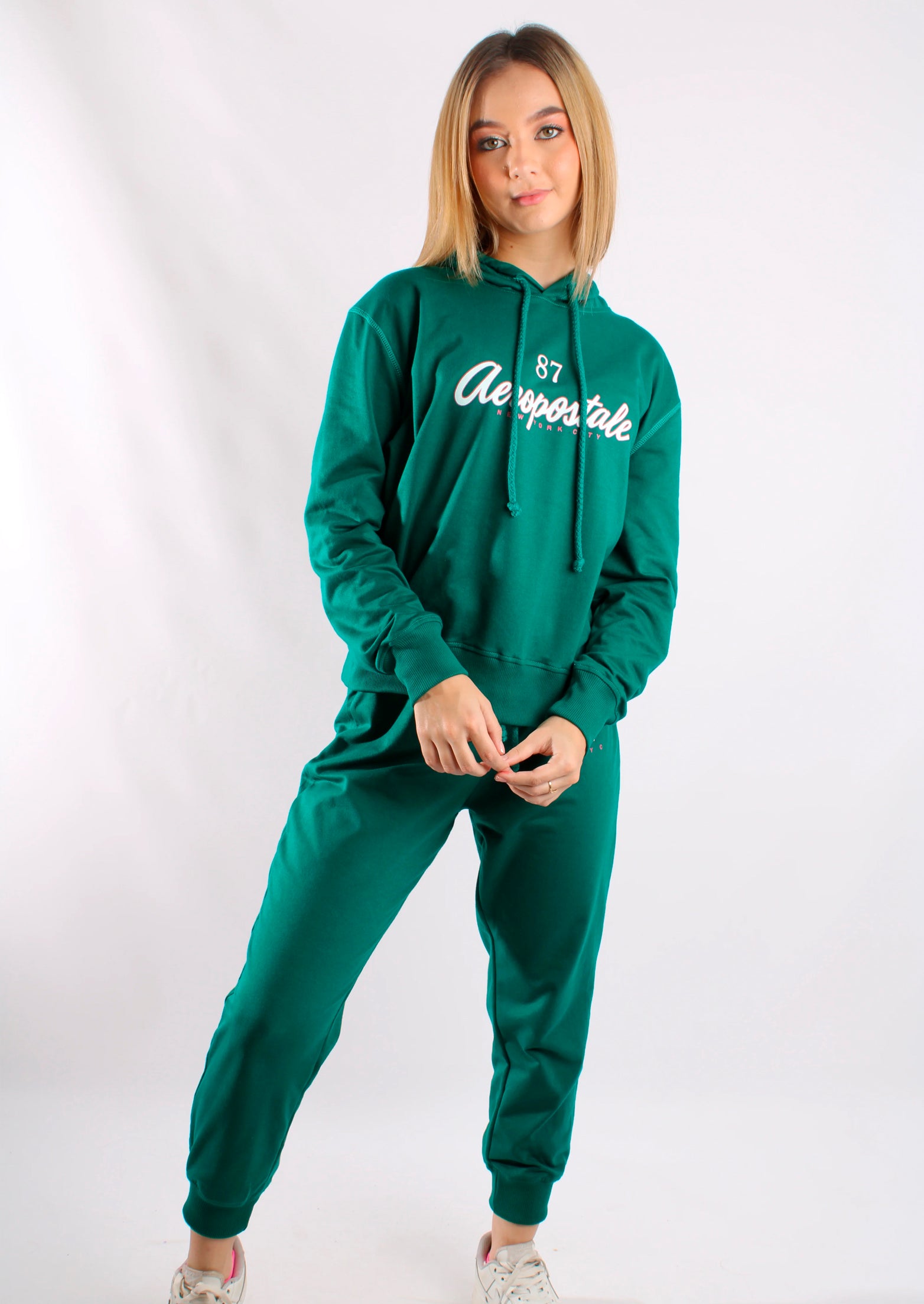 Pantalon Para Mujer Aero Girls Knit Pants Other Green Turquoise 2986