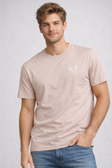Camiseta Para Hombre Aero BC SS Knits Primrose Pink 4000