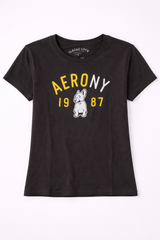 Camiseta para Mujer Aero Graphic Level 2 Dark Black 4757
