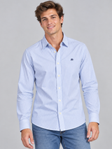 Camisa Para Hombre Aero Guys Ls Woven Shirts Kentucky Blue 1333