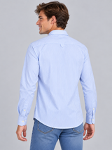 Camisa Para Hombre Aero Guys Ls Woven Shirts Kentucky Blue 1333