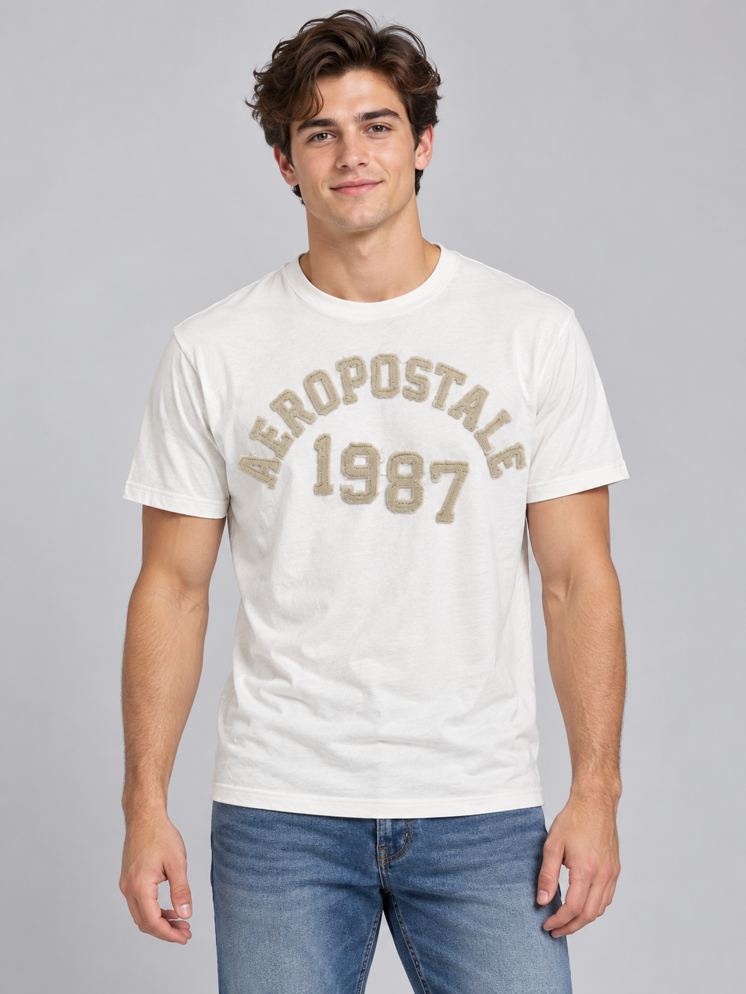 Camiseta Para Hombre  Aero Level 2 Graphic Tees Birch 6223