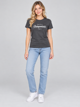 Camiseta Para Mujer Aero Graphic Level 2 Dark Black 7139