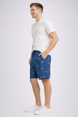 Bermuda Para Hombre Aero Guys Skate Shorts Blue 4226