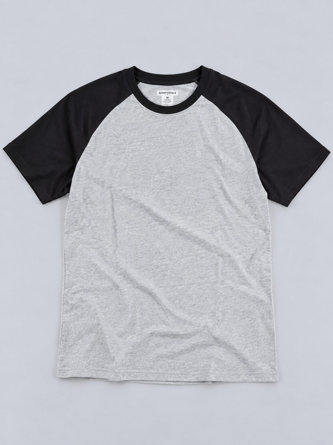 Camiseta Para Hombre Aero Bc Knits Light Heather Grey 1600