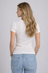 Camiseta para Mujer Aero Girls SS Henley Birch Slim 4775