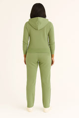 Buzo Para Mujer Aero Girls Fleece Zip Front Spirit Sage 3514