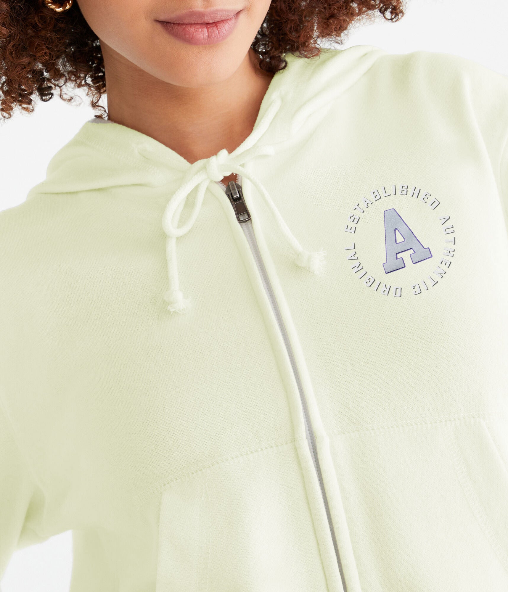 Buzo Para Mujer Aero Girls Fleece Zip Front Lemonade 3512