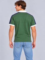 Camiseta Polo Para Hombre Aero Guys Ss Novelty Polo Green Gables 1332
