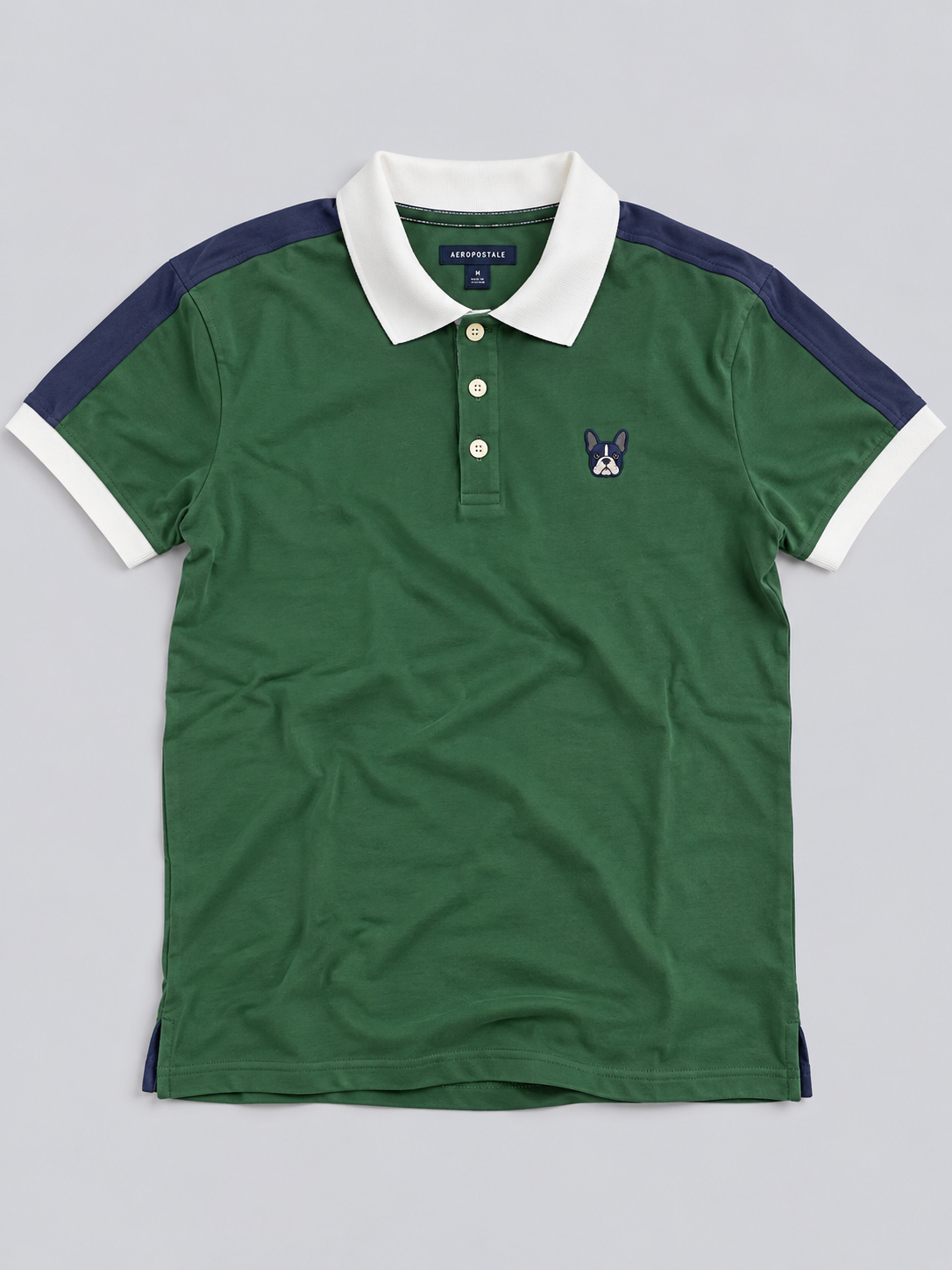 Camiseta Polo Para Hombre Aero Guys Ss Novelty Polo Green Gables 1332