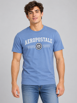 Camiseta Para Hombre Aero Level 2 Graphic Tees Suede Blue 6206