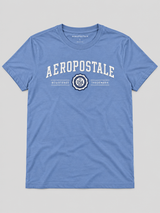 Camiseta Para Hombre Aero Level 2 Graphic Tees Suede Blue 6206