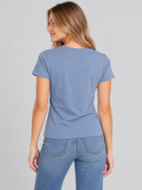 Camiseta Para Mujer Aero Graphic Level 2 Suede Blue 7192