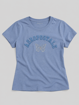 Camiseta Para Mujer Aero Graphic Level 2 Suede Blue 7192