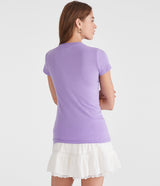 Camiseta Para Mujer Aero Graphic Level 2  Violet Tulip 3924