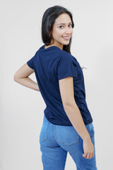 Camiseta Para Mujer Graphic Level 2 Aero Graphic Level 2 Mood Indigoo Moon Indigo 8868