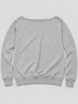 Buzo Para Mujer  Aero Girls Fleece Crew Light Heather Grey 2439