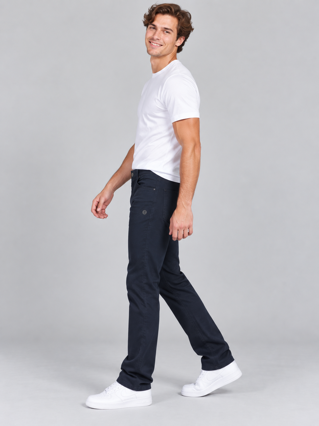 Pantalon Para Hombre Aero Bc Woven Pants Cadet Navy 8957