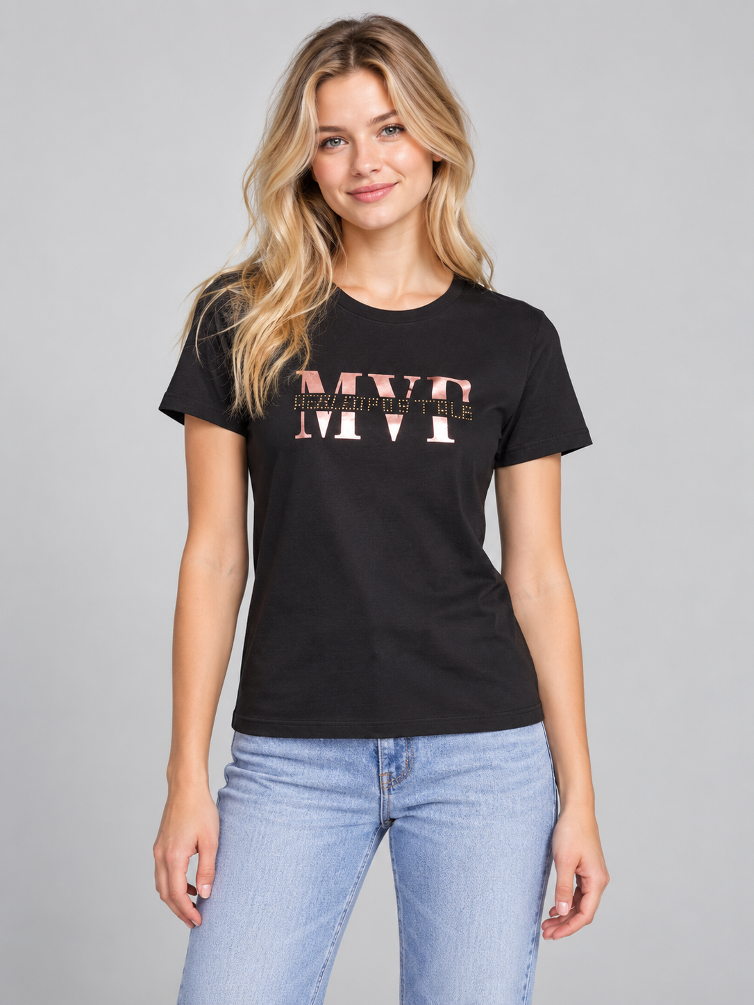 Camiseta Para Mujer Aero Graphic Level 2 Dark Black 6856